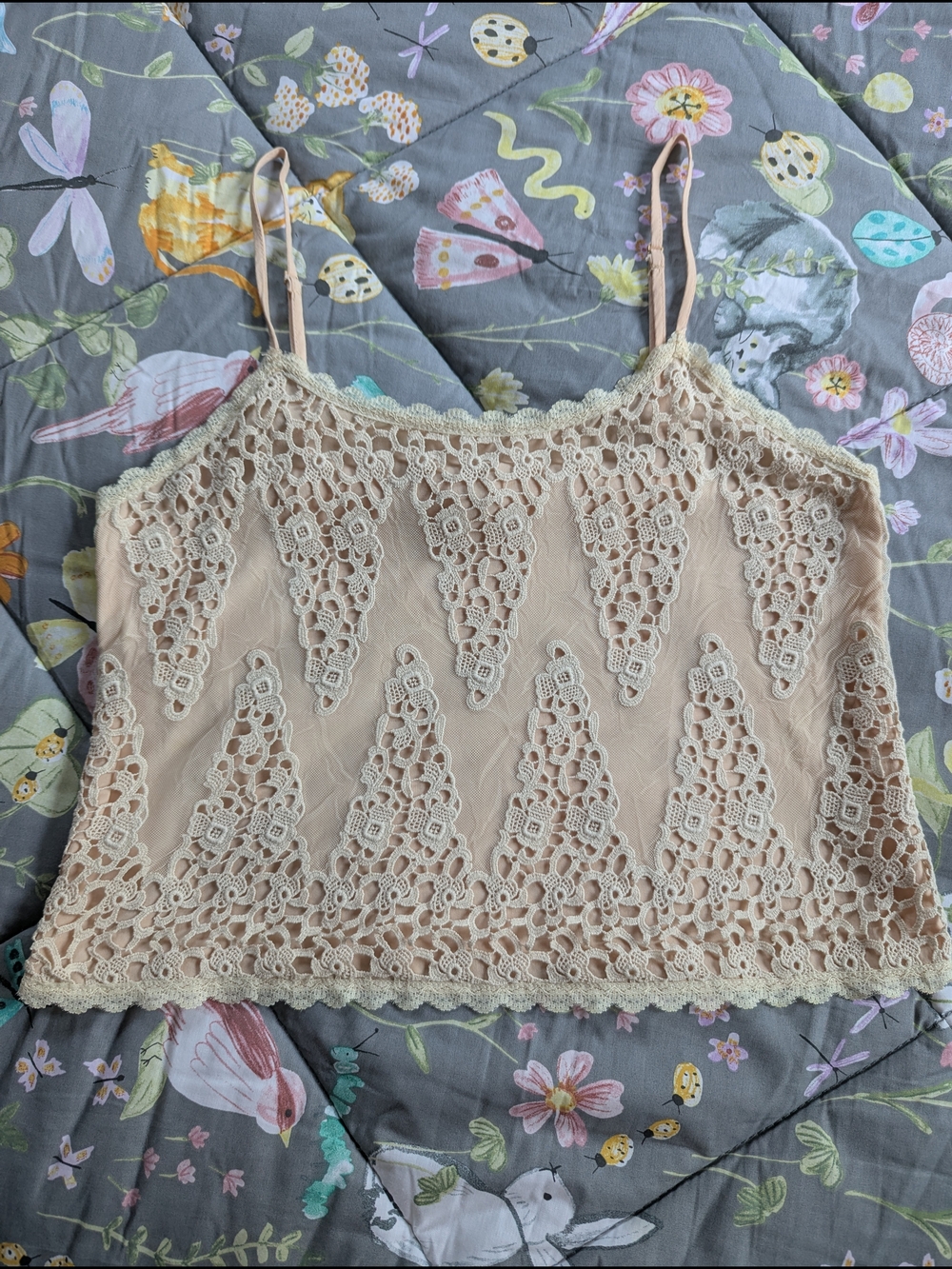 Anthropologie Lace Tank Top